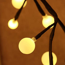 Load image into Gallery viewer, Vanthylit 8.8FT Lighted Brown Artificial Garland Lights with 84LT Frosted Warm White LED Bulb Waterproof Twig Vine Clearence for Holiday Indoor and Outdoor Fireplace Bedroom Yard Decoration