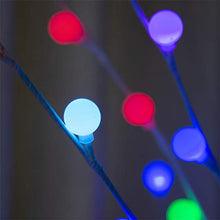 Load image into Gallery viewer, Vanthylit Pre-lit White Tree Light with 6FT 135LED Frosted Ball Ornaments RGB and Warm White for Christmas Party Wedding Decorations Indoor Outdoor