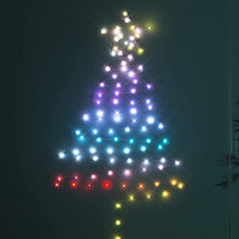 Load image into Gallery viewer, DELICHTER Lichterkette,100 LEDs bunt Lichterkette mit USB-Betrieben heller Glühbirnen,LED RGB deko für Party,Fest, Innen,Außen,Wand,Weihnachten
