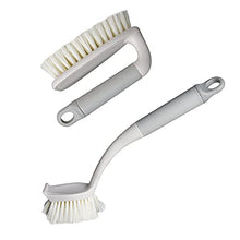 Load image into Gallery viewer, Vanthylit Scrub Brushes for Cleaning, Stiff Bristles Brushes for Household Use,Bathroom Kitchenware Carpet Floor Cleaning, 2-Pack