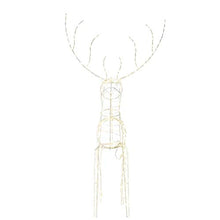 Load image into Gallery viewer, EAMBRITE 48" 250LT Christmas Reindeer Light Pre-lit Outdoor Holiday Deer Xmas Yard Art Decoration