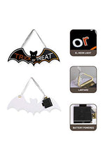 Load image into Gallery viewer, EAMBRITE EL Neon Halloween Bat Animation Light Trick or Treat Halloween Sign for Home Window School Office Party Decor Halloween Indoor Decoration