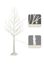 Load image into Gallery viewer, EAMBRITE Warm White LED Tree Light Winter Wedding Home Decorative Tree Light for Indoor and Outdoor Use (5FT Birch Tree Lights)