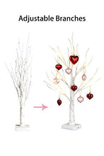 Load image into Gallery viewer, EAMBRITE 2FT White Birch Tree Battery Operated Tabletop Love Tree Decorative Home Wedding Party