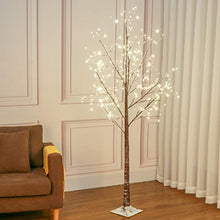Load image into Gallery viewer, Vanthylit 6FT 288LT Snow Tree with Fairy Lights Warm White for Christmas Party Wedding Holiday Decor