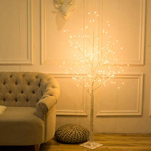 Load image into Gallery viewer, Vanthylit 5FT 168LT White Birch Tree with Fairy Lights Warm White for Indoor and Outdoor Decor