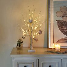 Load image into Gallery viewer, EAMBRITE 60cm Birke Baum LED Bäumchen Innenbeleuchtung Haus Tisch Lichterbaum für Innen Weihnachtsdeko Karten-Pendant mit Ästen Dekobaum Batteriebetriebene Warmweiß