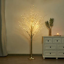 Load image into Gallery viewer, Vanthylit 6FT LED Tree with Warm White Fairy Lights 266LT Champagne Tree Lights for Home Wedding Holiday Indoor and Outdoor Decor