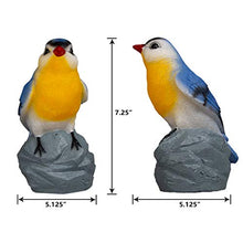 Load image into Gallery viewer, Vanthylit Spring Decor, LED Handmade with Real Wax Battery Operated Flameless Candle with Timer Blue Bird Shape Table Lamp for Home Decor