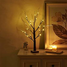 Load image into Gallery viewer, EAMBRITE LED Lichterbaum 60CM Lichterzweige 24 LEDs Leuchtzweige innen Schneebaum Batteriebetrieb Innendekoration Warmweiß für Weihnachten,Ostern, Hochzeit Geburtstag