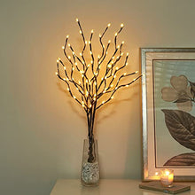 Load image into Gallery viewer, Vanthylit Lighted 3PK Twig Branches with 33Inches 90LED Pip Berry Branches Lights Waterproof Adapter Brown Willow Branch Lights for Outdoor and Indoor Decor