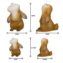 Load image into Gallery viewer, EAMBRITE Set of 2 LED Real Wax Mama & Baby Rabbits Flameless Candles Battery Operated with Timer Decor for Home Christmas Wedding Party Holiday Birthday Children¡¯s Room