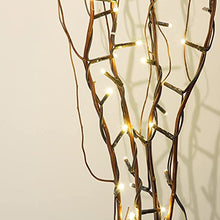 Load image into Gallery viewer, Vanthylit Lighted Natural Willow Twig Branches with 48LED Floor Vases Decorative Light String for Christmas Wedding Party Home Holiday Decoration Warm White Lights