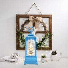 Load image into Gallery viewer, PEIDUO Easter Bunny Snow Globe Music Box Easter Bunny Decor Easter Decorations for The Home Holidays 3 AA Battery or USB Powered