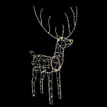 Load image into Gallery viewer, EAMBRITE 48" 250LT Christmas Reindeer Light Pre-lit Outdoor Holiday Deer Xmas Yard Art Decoration
