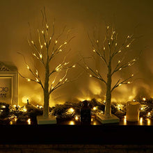 Load image into Gallery viewer, EAMBRITE Lichterbaum Lichterzweige für Innen 24 Warmweiß LEDs Bäumchen Birken Dekozweige Batteriebetrieb Weihnachtsdeko für Zuhause Party Geburtstag Hochzeit Innendekoration (60cm/2ft)