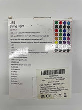 Load image into Gallery viewer, DELICHTER Lichterkette,100 LEDs bunt Lichterkette mit USB-Betrieben heller Glühbirnen,LED RGB deko für Party,Fest, Innen,Außen,Wand,Weihnachten