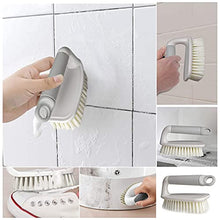 Load image into Gallery viewer, Set of 2 Dish Brush Set Washing Bristles Built-in Food Scrubber Dish Cleaning Brush with Holder for Kitchen Sink Shower Bathroom
