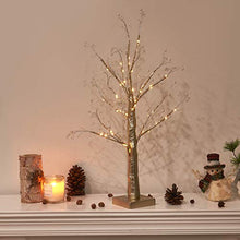 Load image into Gallery viewer, Vanthylit Pre-lit 2FT 48 LED Table Tree Lights with Timer LED Bonsai Tree Centerpiece Decoration Table Lamp for Home Wedding Holiday