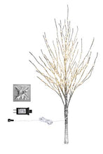 Load image into Gallery viewer, EAMBRITE 5FT 217LT LED Sliver Fairy Tree with Fairy Lights for Home Holiday Birthday Wedding Party Decor