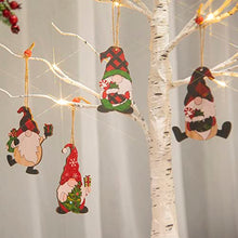 Load image into Gallery viewer, PEIDUO Christmas Decorations Indoor 2FT 24LT Lighted Birch Tree with 8 Christmas Gnome Ornaments Battery Powered with Timer for Home Table Party Festival Wedding Decor