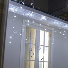 Load image into Gallery viewer, Vanthylit 320LED Icicle Strip Light Cool White with 8 Functions Twinkle String Lights for Spring Deco Shopping Centers Hotel Patio Yard Garden Wedding Party Christmas Lights Holiday Icicle Lights