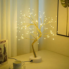 Load image into Gallery viewer, EAMBRITE 20" Tree Lamp Battery and USB Plug Operated Bonsai Tree with 108LT Warm White LED Light Decoration for Home Bedroom Wedding Festival Party Gift