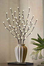 Load image into Gallery viewer, Vanthylit 3PK Twig Lights 76cm Decorative LED Twigs with Frosted Berries Garden Stake Branch Lights with 60 Warm White LEDs Mains Powered for Indoor Outdoor Christmas Decoration