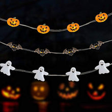 Load image into Gallery viewer, Vanthylit Set of 3 LED Halloween Theme String Lights Battery Operated with 8 Modes Fairy Lights Decorative String Lights for Indoor and Outdoor