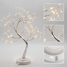 Load image into Gallery viewer, PEIDUO Tabletop Bonsai Tree Light,108L LED Tree Lamp,Fairy Light Tree with 8 Modes & 6 Hrs Timer,Artificial Tree with Lights USB & Battery Operated,Small Lighted Tree Indoor for Home Decoration