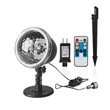 Load image into Gallery viewer, EAMBRITE Christmas Snowflake Projector with Remote Control Outdoor Snow Falling Projection Lights for Xmas Home Yard Garden Party