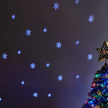 Load image into Gallery viewer, EAMBRITE Christmas Snowflake Projector with Remote Control Outdoor Snow Falling Projection Lights for Xmas Home Yard Garden Party