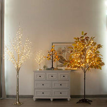 Load image into Gallery viewer, Vanthylit Pre-lit 6FT Maple Tree with 144LED Warm White Artificial Tree Lights Maple Oak Tree