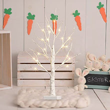 Load image into Gallery viewer, PABIPABI Easter Tree with Lights, Birch Tree with LED Lights, Easter Decorations Battery Operated Tabletop Centerpieces for Home (Easter egg not included)