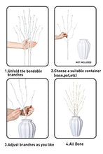 Load image into Gallery viewer, EAMBRITE Lighted White Branches 30IN 60 LED, Natural Decorative Willow Branches Twig Lights Plug in for Vases, Tree Lamp for Home Party Wedding Holiday Indoor Outdoor Room Decoration