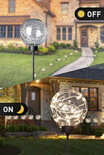 Load image into Gallery viewer, EAMBEITE 3PK Christmas Ball Pathway Lights with 45LT Bulbs Decoration for Holiday Christmas Stake Lights on Outdoor Patio Yards Driveways Pathways