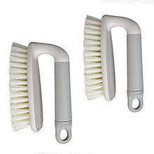 Load image into Gallery viewer, EAMBRITE Cleaning Scrub Brush with Comfort Grip & Flexible Stiff Bristles for Bathroom, Floor, Tub, Carpet, Shower, Tile and Kitchen - Pack of 2