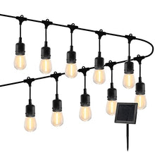 Load image into Gallery viewer, Vanthylit Solar String Lights Outdoor Waterproof, LED Shatterproof Edison String Lights, Outside Lights for Patio Solar Powered
