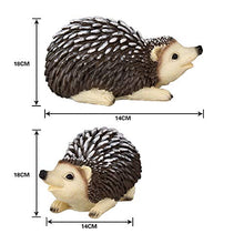 Load image into Gallery viewer, EAMBRITE Table Decoration Hedgehog Figurine with Lights Timer Battery Operated Flameless LED Candle Night Lights for Children Home Decor