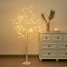 Load image into Gallery viewer, Vanthylit 5FT 168LT White Birch Tree with Fairy Lights Warm White for Indoor and Outdoor Decor