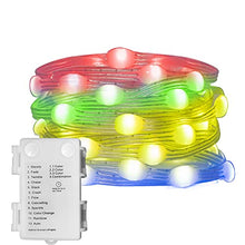 Load image into Gallery viewer, Vanthylit Color Changing LED Fairy Lights, RGB Twinkle Lights Battery Operated, Multicolor Fairy String Lights for Bedroom