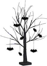 Load image into Gallery viewer, Eambrite Halloween Deko Fledermaus 24 LEDs Lichterbaum, Halloween Dekoration Batterie lila Licht mit Timer Funktion, Halloween Baumbeleuchtung für Kinder Party Indoor Wohnung