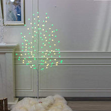 Load image into Gallery viewer, EAMBRITE 6FT 135LT Christmas Pre-lit Tree Frosted Ball Remote Controller RGB Colorful Warterproof for Home Festival Party Christmas Plug in UL Adapter