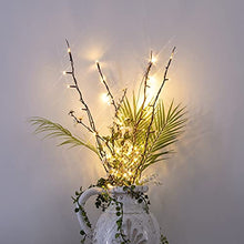 Load image into Gallery viewer, Vanthylit Lighted Natural Willow Twig Branches with 48LED Floor Vases Decorative Light String for Christmas Wedding Party Home Holiday Decoration Warm White Lights