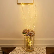 Load image into Gallery viewer, Vanthylit Lighted Twig Branch Stakes 34” 3PK Silver Metal Branch Lights with 114LT Warm White Spring Decor for Home Holiday Christmas Floor Vase Tabletop Decoration Indoor and Outdoor Use