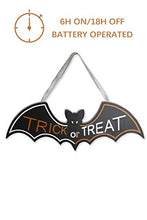 Load image into Gallery viewer, EAMBRITE EL Neon Halloween Bat Animation Light Trick or Treat Halloween Sign for Home Window School Office Party Decor Halloween Indoor Decoration