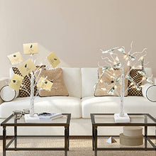 Load image into Gallery viewer, Vanthylit Money Tree Gift Holder Set of 2, 24 LED Warm White Lights Battery Powered Timer, with 24 Clips and 12 Greeting Cards, Gift Holder Decor for Photo Mother's Day Christmas Graduation Gifts