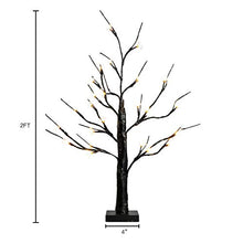 Load image into Gallery viewer, Eambrite Battery-Operated 24" Cherry Blossom Flower Bonsai Tree Lights with 24 Warm White LED for Indoor use