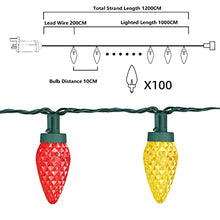 Load image into Gallery viewer, Eambrite Christmas Lights 100 LED 10m/32ft Fairy Lights Plug in, Indoor Outdoor Christmas Tree Lights String Lights, Outside Lights for Xmas/Home/Party/Christmas Decorations Multi Colours