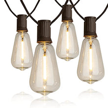 Load image into Gallery viewer, Vanthylit Outdoor String Light 15FT Patio String Lights with LED Filament Bulb Waterproof Lights Retro Vintage Edison Bulbs for Backyard Patio Bistro Party Garden Connectable